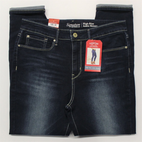 Signature by Levi Strauss Denim - Signature by Levi High-Rise Ankle Skinny Jeans 16